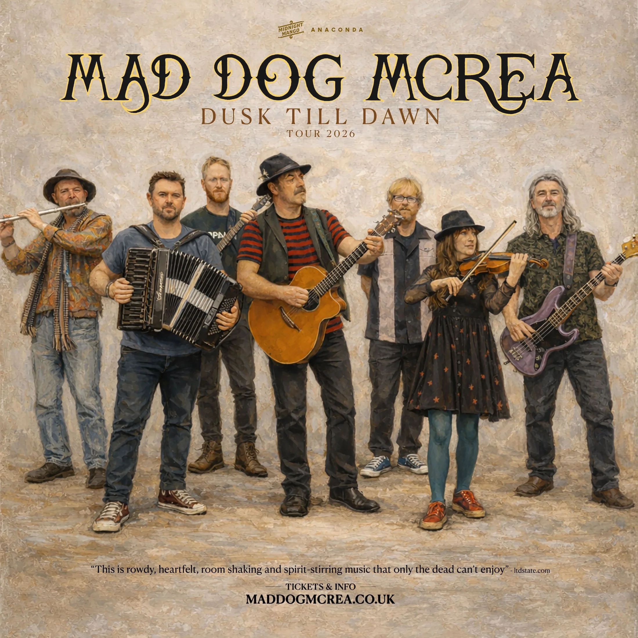 Mad Dog Mcrea - Dawn Till Dusk Tour 2026