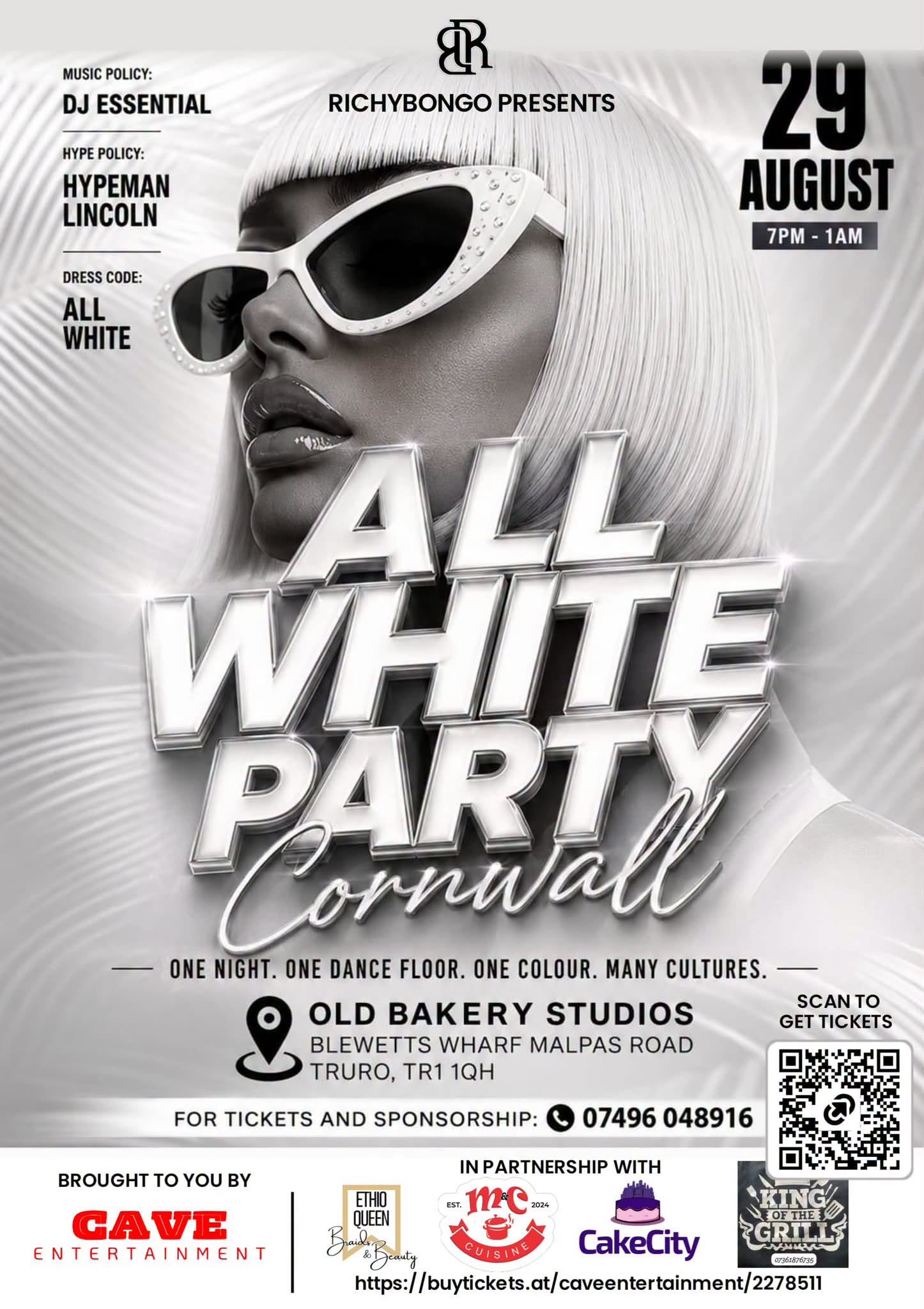 ALL WHITE PARTY CORNWALL