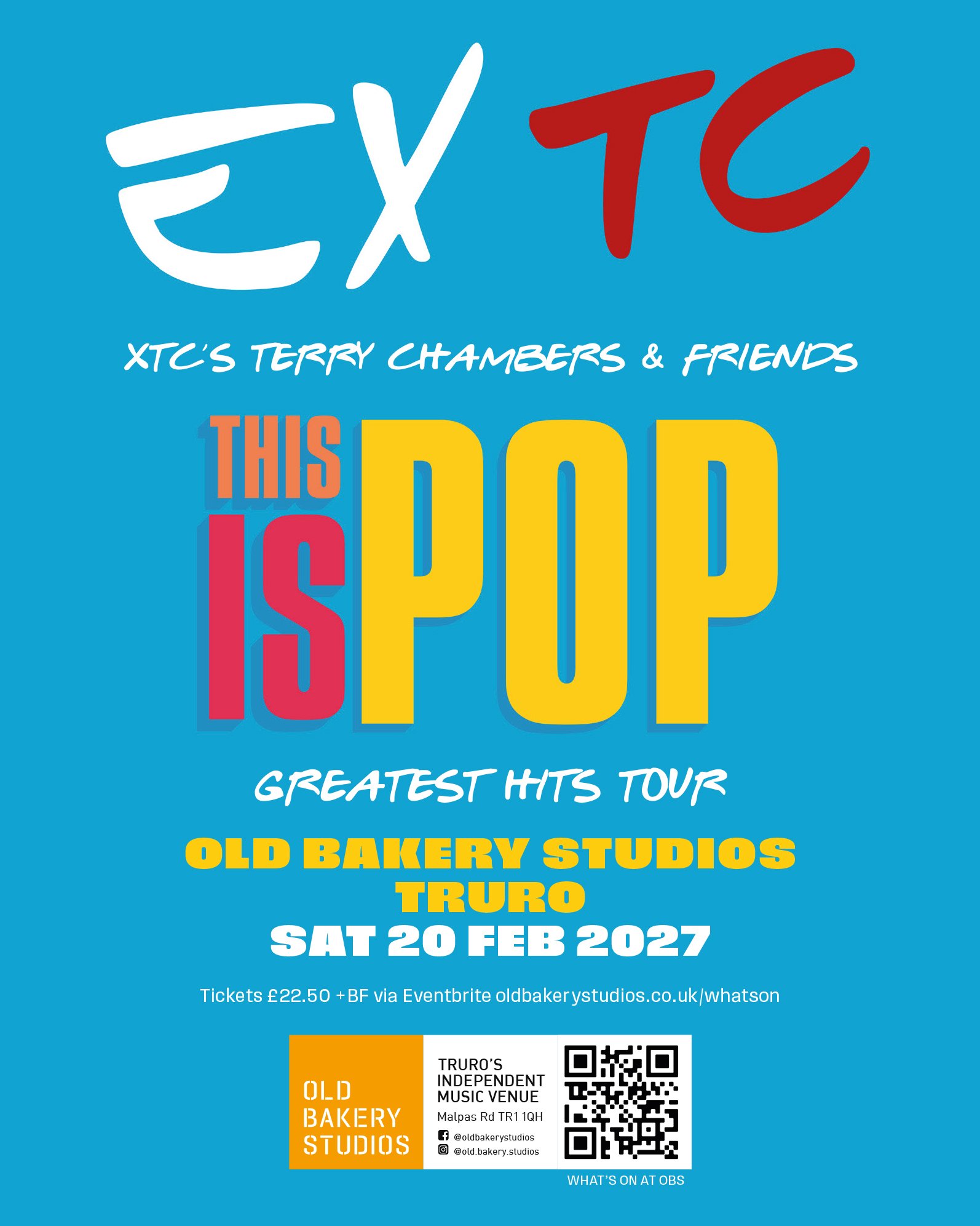 EXTC - This Is Pop - Greatest Hits Tour - Terry Chambers And Friends 