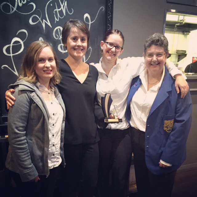 L-R: Kayla Chester, Amanda Johnson, Jemma Hart and Robyn Hukin (2016)