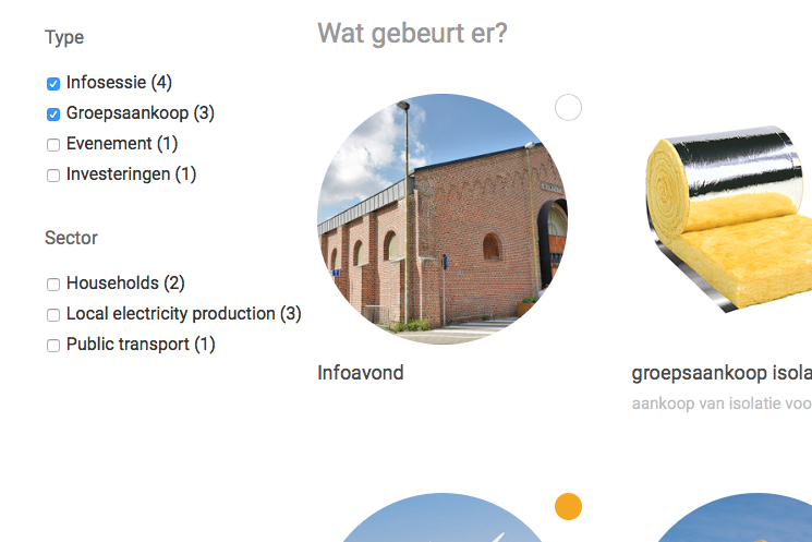 User friendly public page