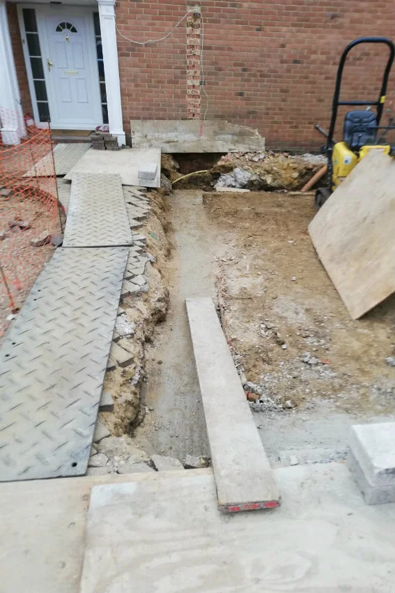 Clays Close Front Of House Extension East Grinstead West Sussex