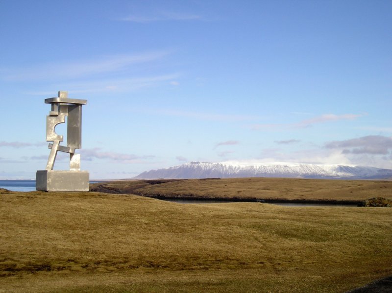 Jardin des sculptures, quartier de Gufunes, REYKJAVIK.