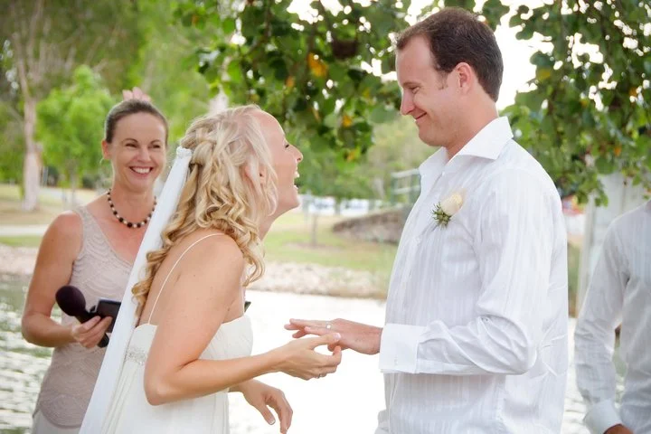 Relaxed wedding Noosa Waterfront, Noosaville