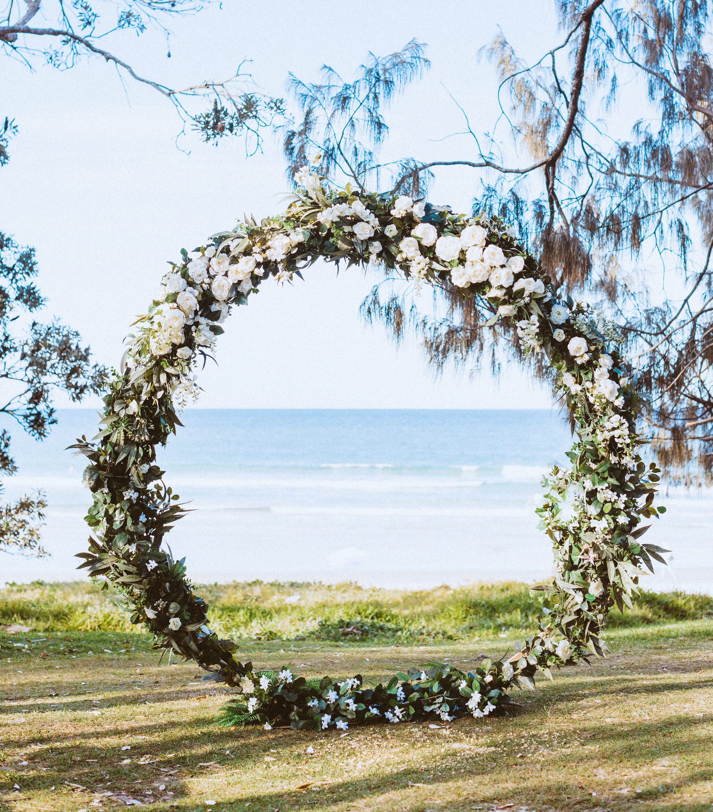 Full Floral Wedding Arbour