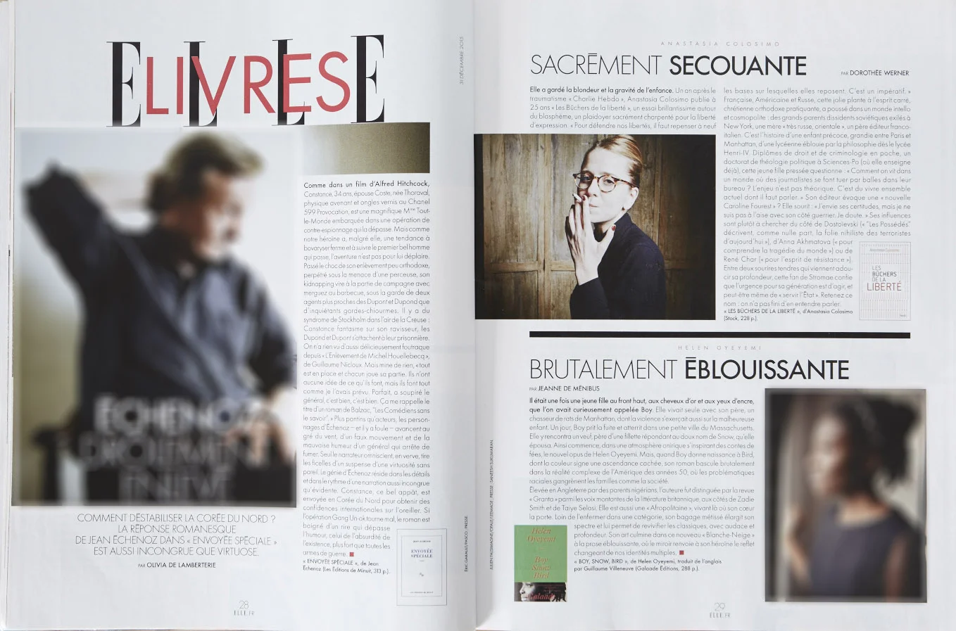 ANASTASIA COLOSIMO/LEEMAGE/OPALE - MAGAZINE ELLE