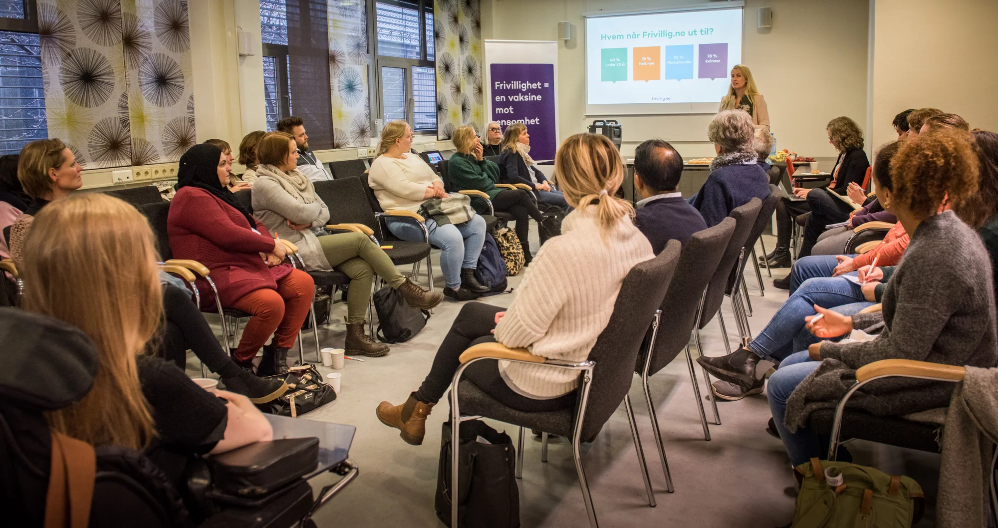 Forum for ledelse av frivillige arrangert av Frivillighet Norge og Frivillig.no 5.april 2018. Foto Birgitte Heneide/FrivillighetNorge