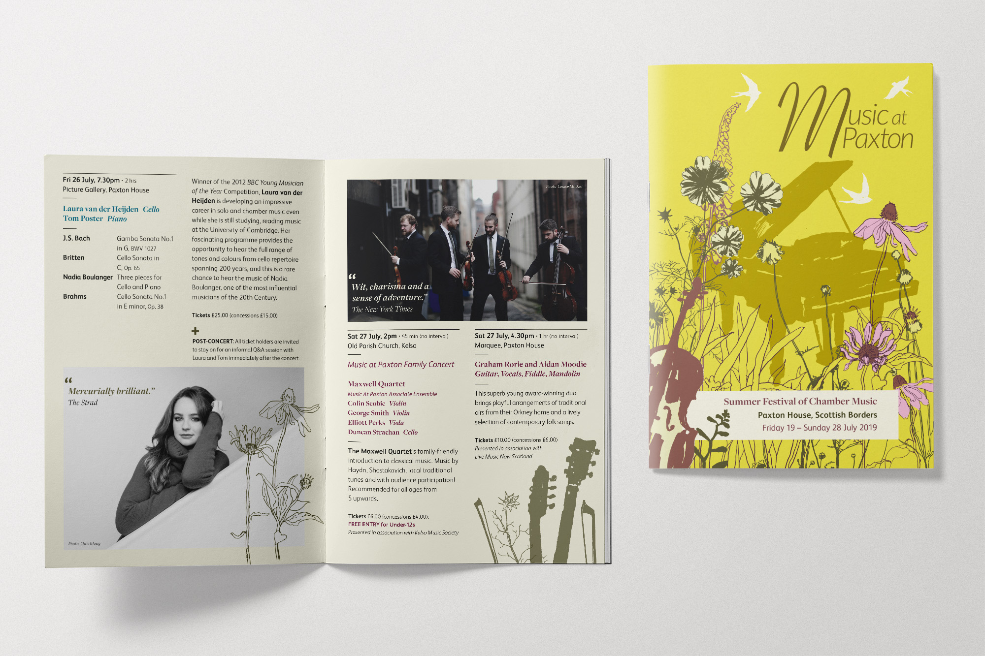 Music at Paxton brochure