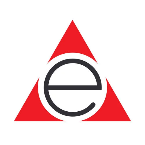Ethos Copywriting red and black logo.