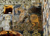 A fresco at St. Moses the Abyssian Monastery.
