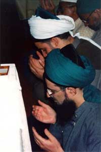 Muslims at prayer at the Interfaith Chapel in the Presidio of San Francisco