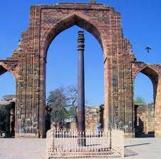 One of the ancient inscribed pillars Ashoka raised in South Asia promoting peacemaking and sustainable development.