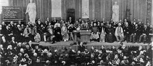 Dr. Barrows moderated most of the Parliament’s sessions.