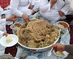 Having abundant food available whenever strangers visit is an ancient Middle Eastern tradition. Photo: Arab Resources
