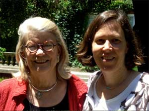 Co-teachers, Professor Diana Eck and Professor Jennifer Peace.