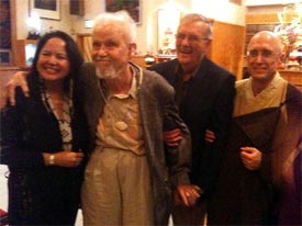 Professor Smith turned 90 two years ago and was celebrated by his friends Joanna Shenandoah, Bill Lesher, and Rev. Heng Sure.