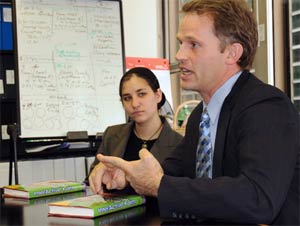 The Rev. Bud Heckman (right) and Rori Picker Neiss edited InterActive Faith: The Essential Interreligious Community-Building Handbook, reviewed in this issue. Photo: UMNS John C. Goodwin.