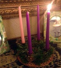 Advent candles
