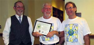 L. to r. - Dr. John Day, Dr. Harry Gensler, and Paul McKenna