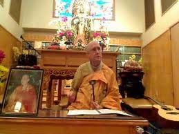 Rev. Heng Sure speaking about the Avatamsaka Sutra at the Berkeley Buddhist Monastery.
