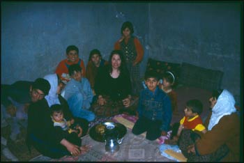 Anna, with the women and children.