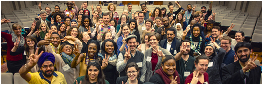 A youth leadership summit in Washington, DC, last year, sponsored by the Interfaith Youth Core – Photograph: Interfaith Conference of Metropolitan Washington. 