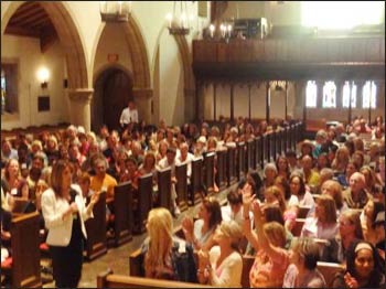 Marianne Williamson at All Saints.
