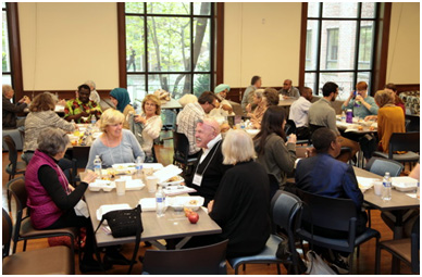Lunch break at Our Muslim Neighbor conference – Photo: FCC