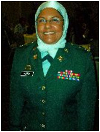 Lt. Colonel Hosein attending an Iftar at the Pentagon. 