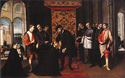 Francis Xavier asking John III of Portugal to support a Catholic expedition to Portuguese India to raise a Goan Inquisition – Photo: Wikipedia