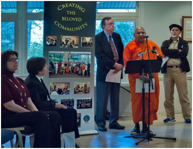 Religious leaders gathered to offer prayers at the Faith Forum program in Montgomery County. – Photo: OCP