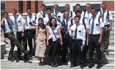 Mormon missionaries in Mongolia – Photo: Communities Digital News
