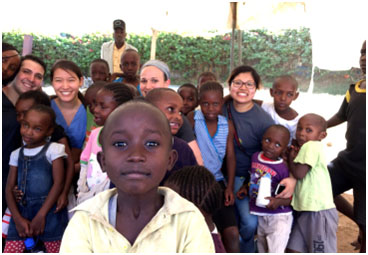Some of the 400 served by the Chemi-chemi Ya Uzima Clinic on a typical day. - Photo: kibera2kwale.wordpress.com