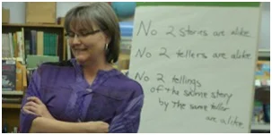 Pam Faro as a teacher