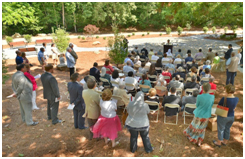 The dedication service of new Interfaith Prayer Garden in Atlanta, Georgia – Photo: Mercer