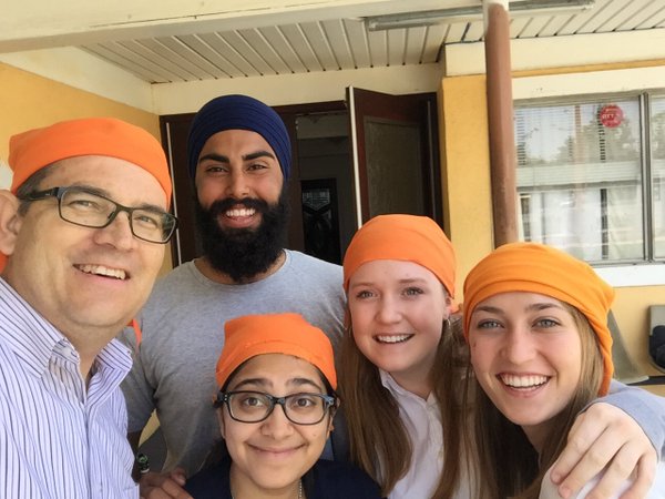Visiting a Sikh gurdwara – Photo: New Vision Partners
