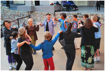 Yiddish dancing had a role in BeArtNow – Photo: psr.edu