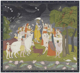 Krishna with the Gopis – Photo: Wikipedia, Smithsonian Freer and Sackler Gallery