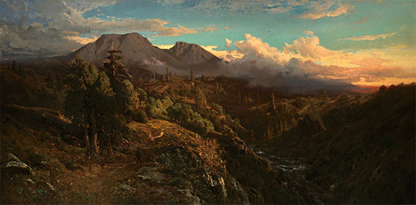 "Sunset Glow on Mt Tamalpais by William Keith, 1896" – Nelson-Atkins Museum of Art. Photo: Wikimedia Commons