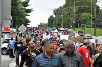 Protesters in Ferguson – Photo: Wikipedia