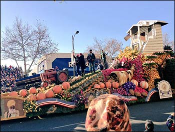 The Sikh float at this year’s Rose Bowl Parade. Photo: Zen Vuona, Twitter @zenReport