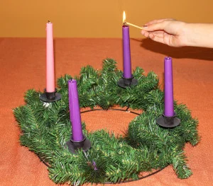 An Advent wreath – Photo: VG