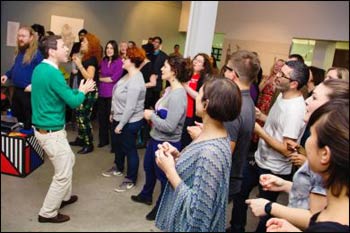 London’s Mixed-Up Chorus was “founded on the belief that if we sing next to each other, we'll live well next to each other.” – Photo: Three Faiths Forum.