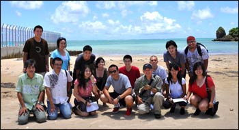 The Youth Group at the West Covina Buddhist Temple on a tour to Okinawa. – Photo: livingdharma.org