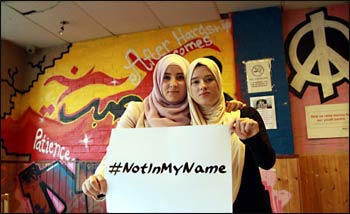 Young British Muslims condemning ISIS. – Photo: IBT/Active Change