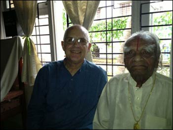 Phil Goldberg meeting B.K.S. in Pune, India
