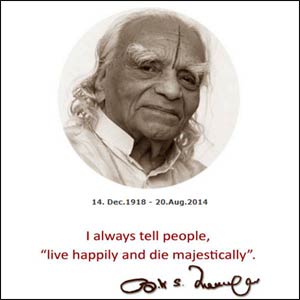 B.K.S. Iyengar – Photo: Facebook/Yoga Alliance