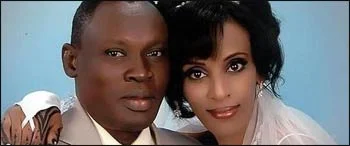 Meriam Ibrahim, condemned to death for her faith, with her husband, Daniel Wani – Photo: Harartubes.com