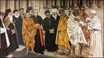 A painting in the Vatican’s interreligious offices