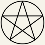 A circumscribed Neopagan pentagram, a symbol of faith for Wiccans – Photo: Wikipedia